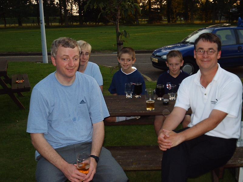 Geoff Broughton and Roy Green from Culham party crasher.jpg - Geoff Broughton, Dawn Broughton, James Broughton, Robert Broughton and Roy Green the gate crasher